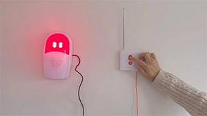 Sistema de alarma inalámbrica de emergencia